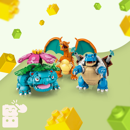 Pokémon - Venusaur, Charizard e Blastoise (6838 peças)