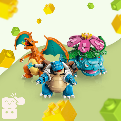 Pokémon - Venusaur, Charizard e Blastoise (6838 peças)