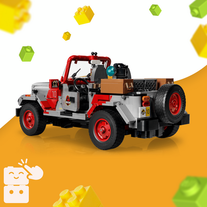 Jurassic Park - Jeep Wrangler (1924 peças)