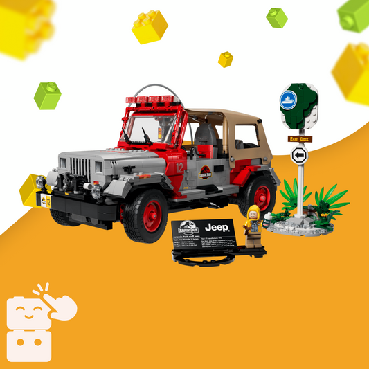 Jurassic Park - Jeep Wrangler (1924 peças)