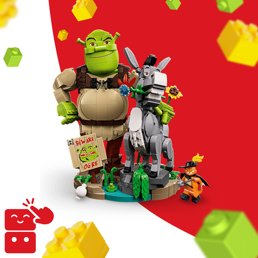 Shrek, Burro e Gato de Botas (1403 peças)