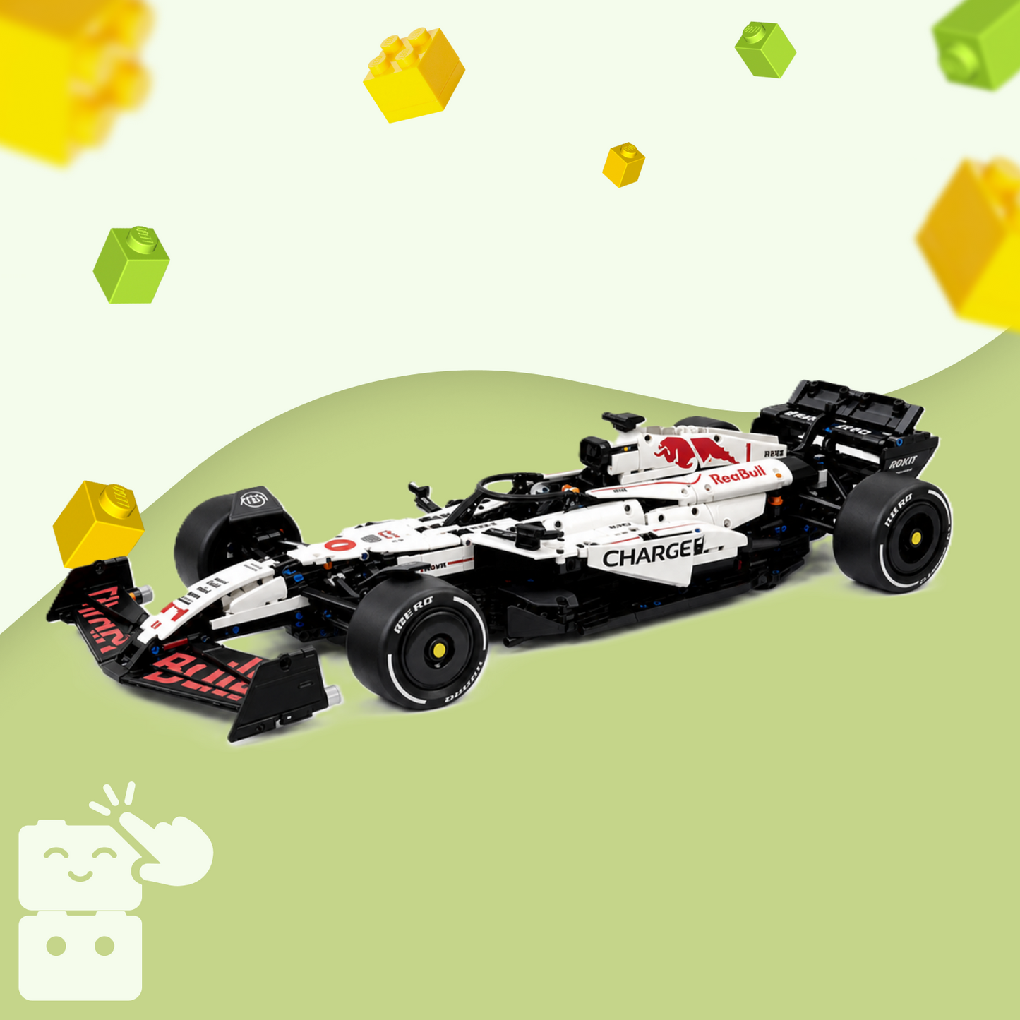 Carro Esportivo Branco RB21 (1900 peças)