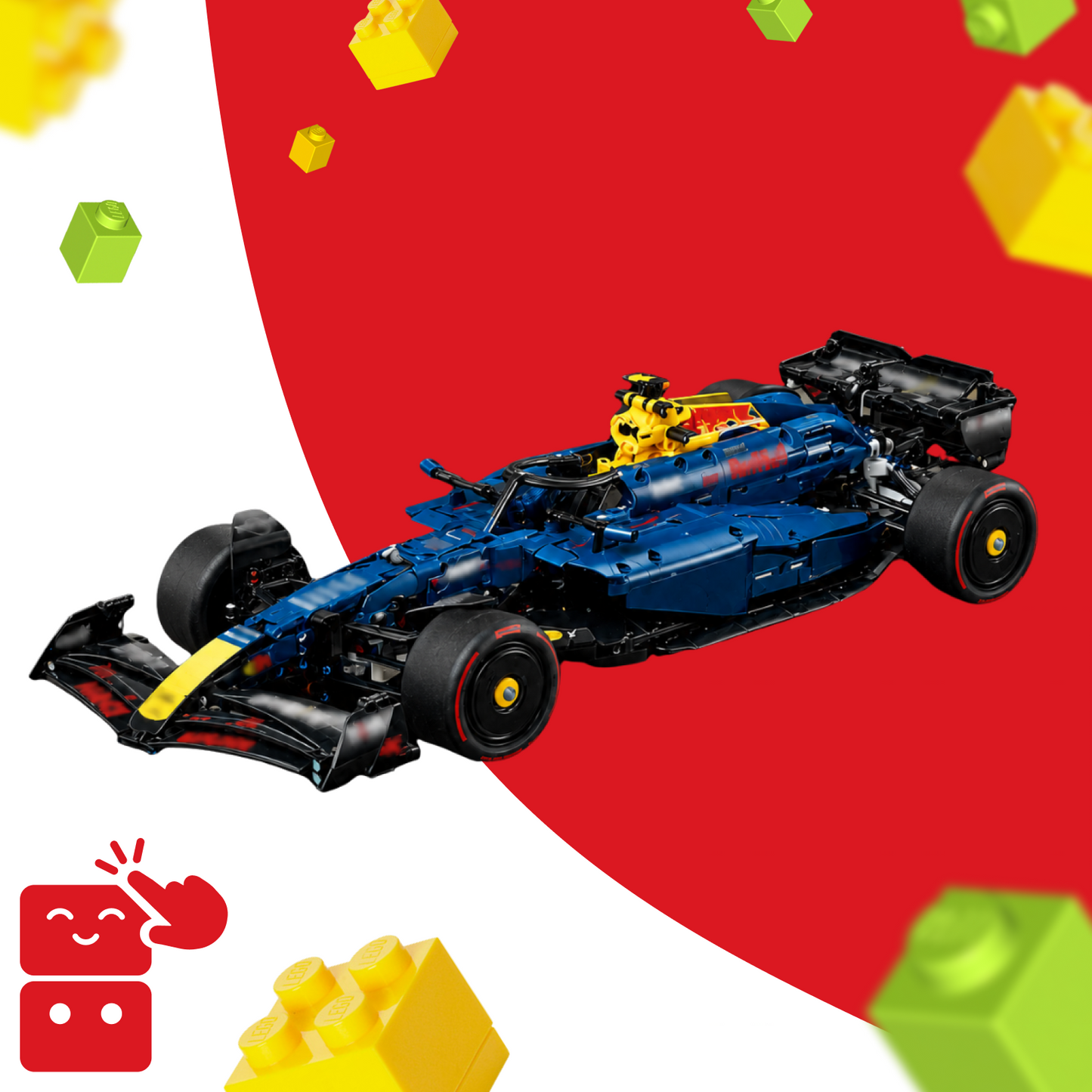 Red Bull RB20 Oracle - Fórmula 1 (1639 peças)