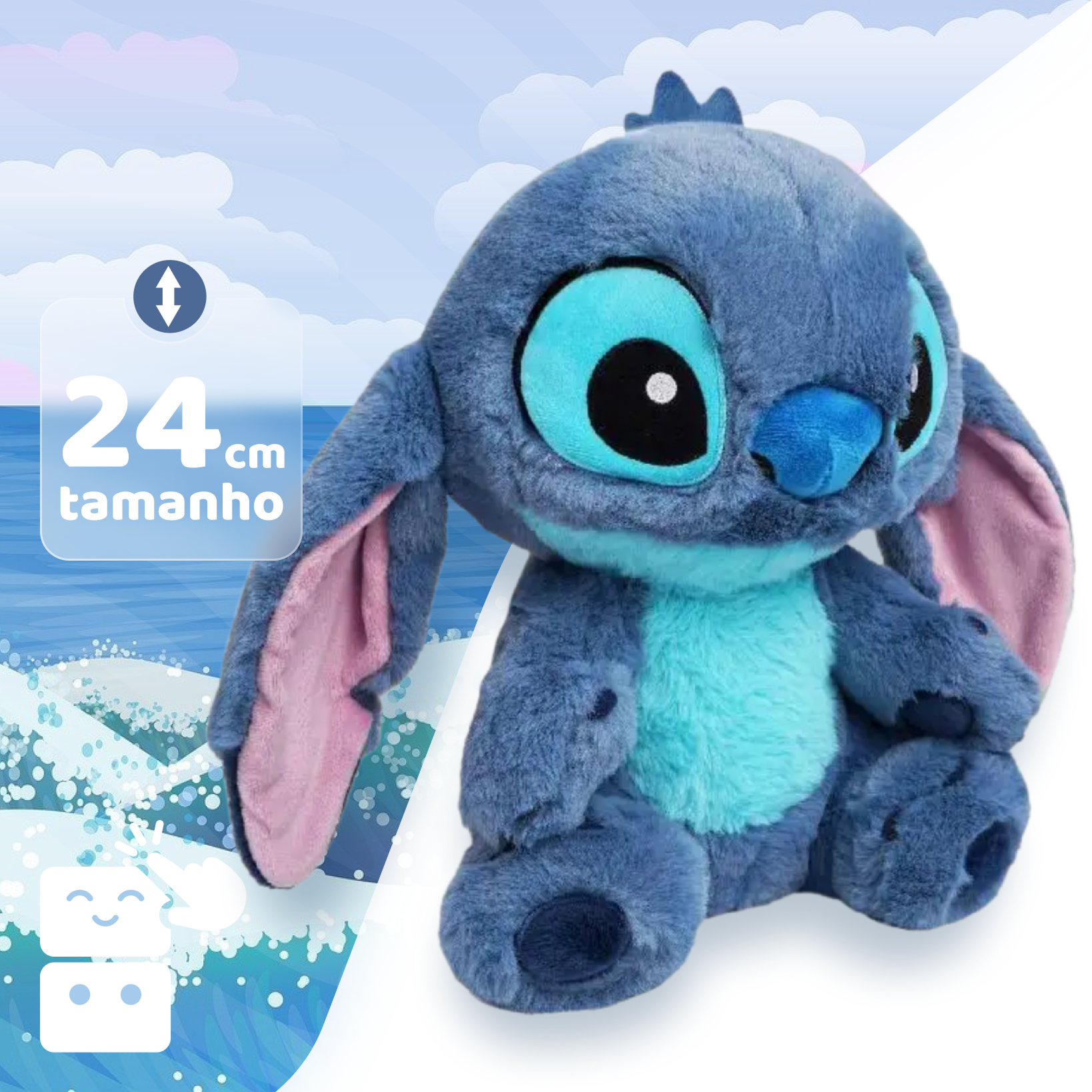 Pelúcia - Stitch 30cm - A minha loja