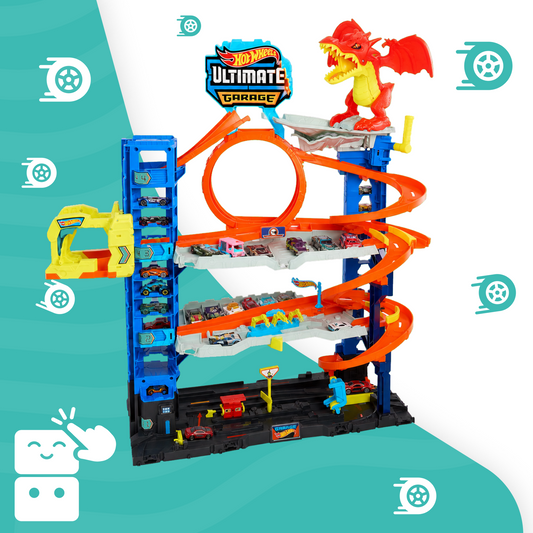 Pista de Brinquedo Hot Wheels City Ultimate Garage
