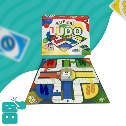 3 em 1 - Uno + Caiu Perdeu + Super Ludo - A minha loja
