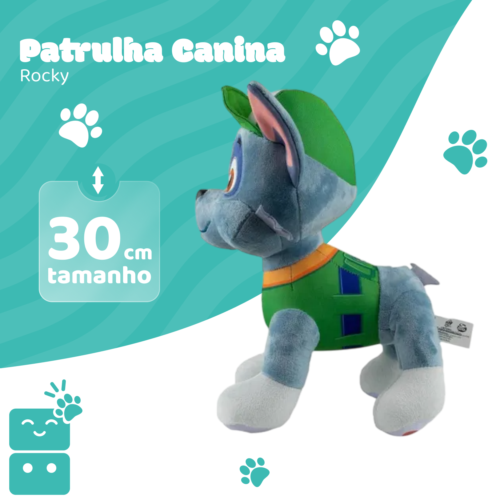 Pelúcia - Patrulha Canina - Rocky - A minha loja