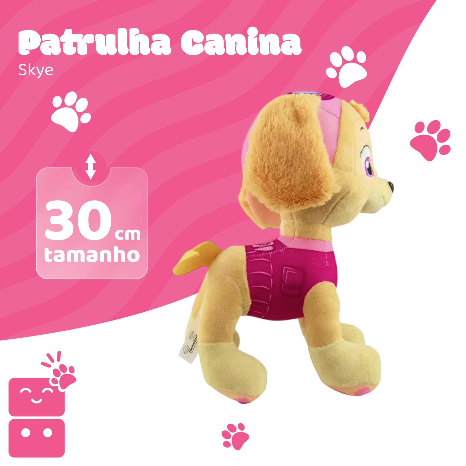 Pelúcia - Patrulha Canina - Skye - A minha loja