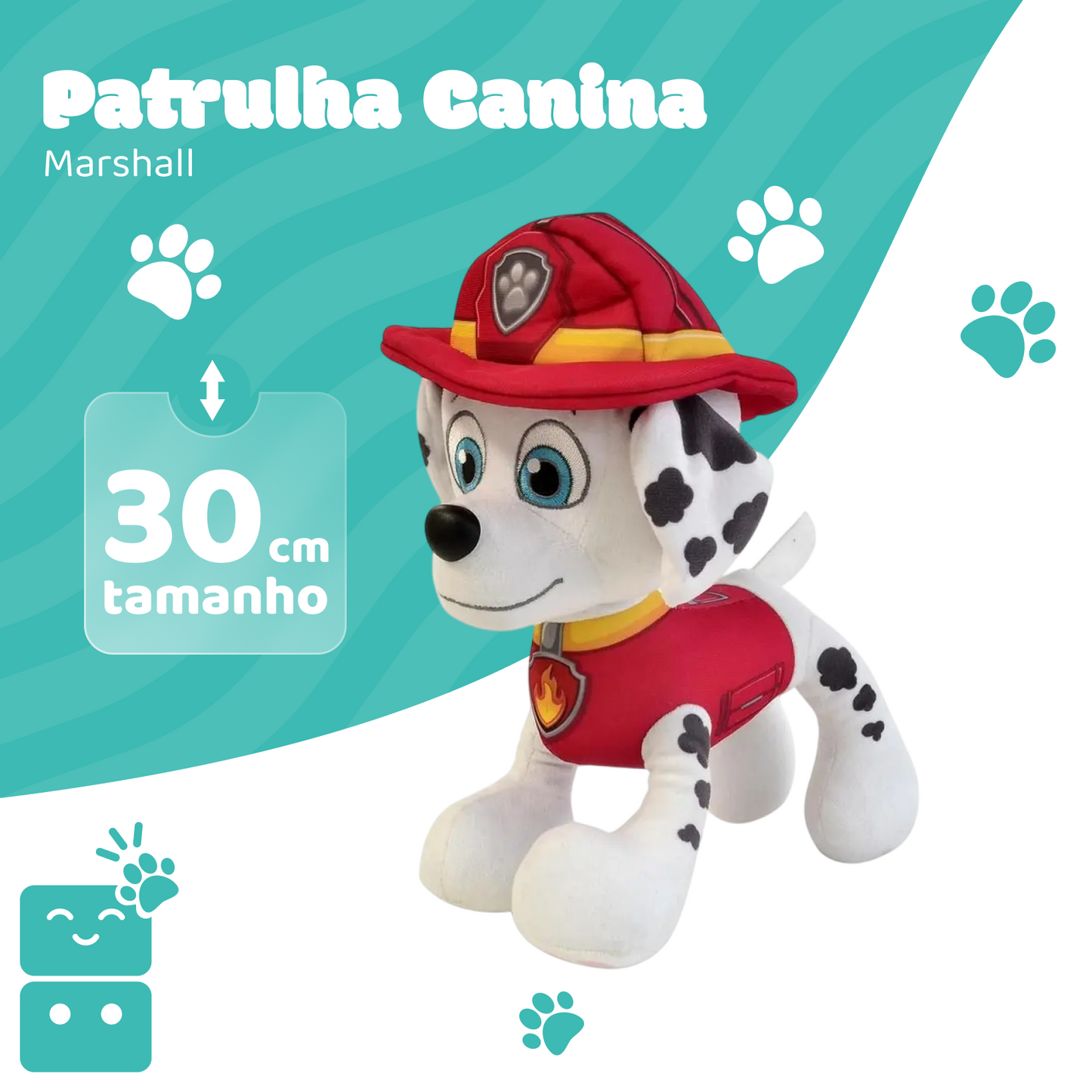 Pelúcia - Patrulha Canina - Marshall - A minha loja