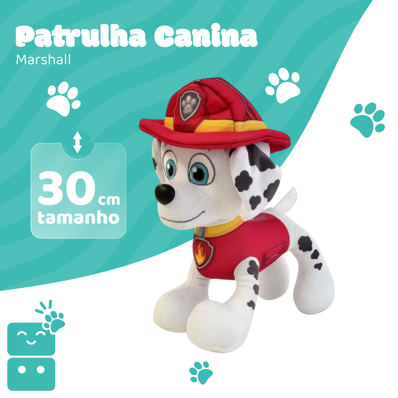 Pelúcia - Patrulha Canina - Marshall - A minha loja
