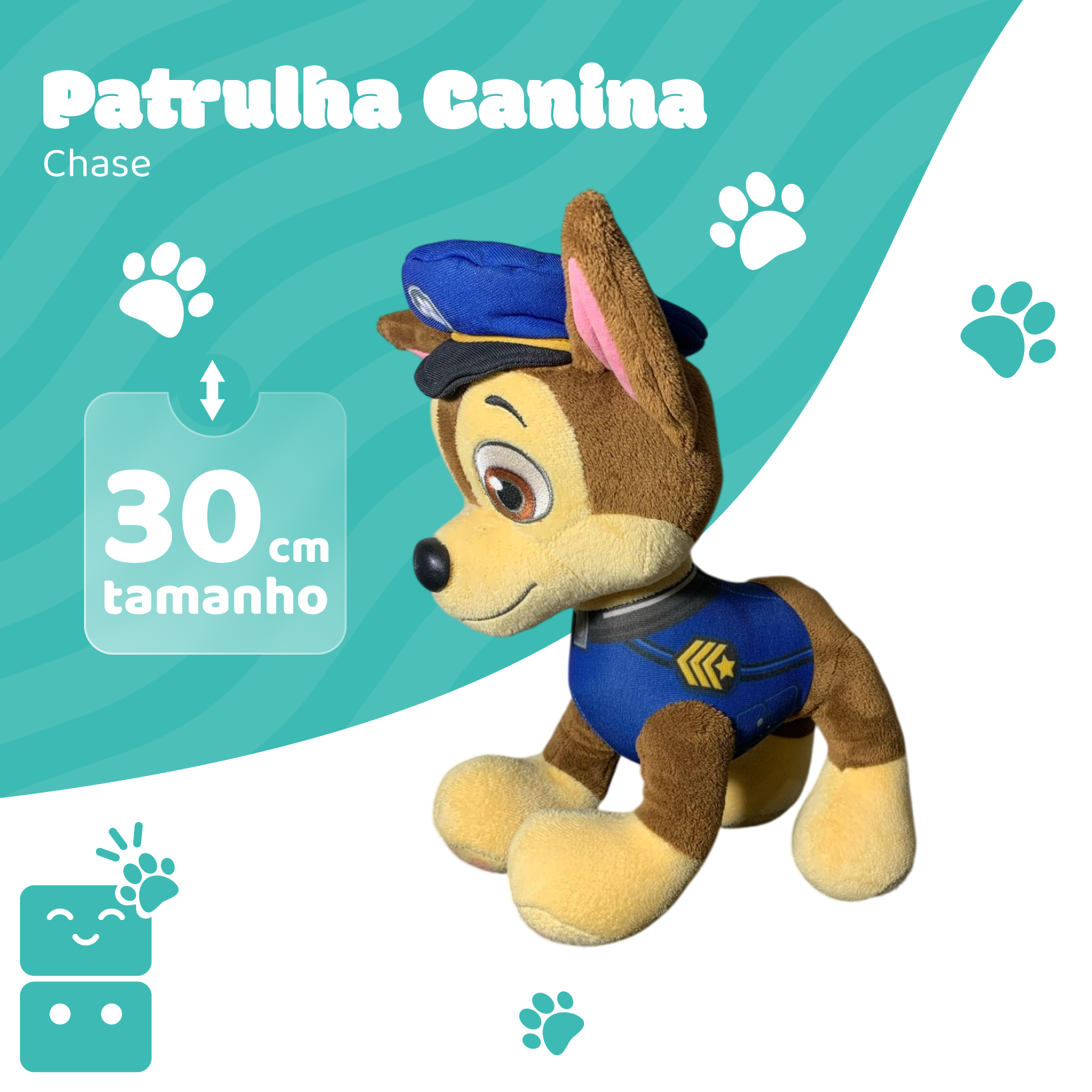 Pelúcia - Patrulha Canina - Chase - A minha loja
