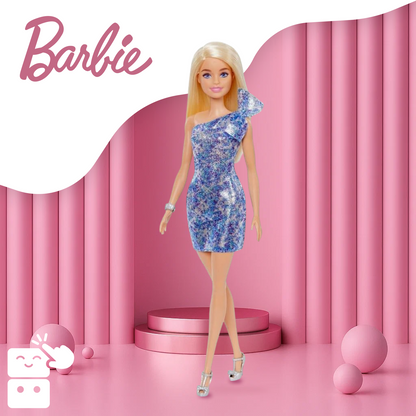 Barbie - Vestido Azul - A minha loja
