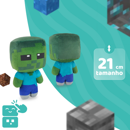 Pelúcia - Zombie Minecraft - A minha loja
