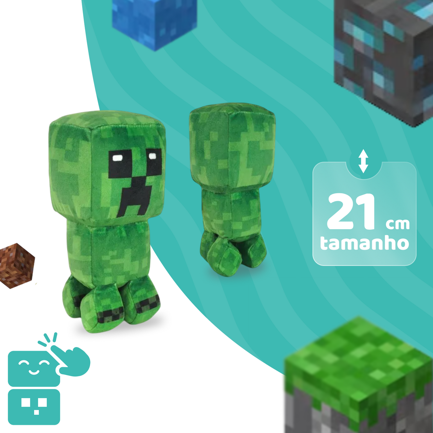Pelúcia - Creeper Minecraft - A minha loja