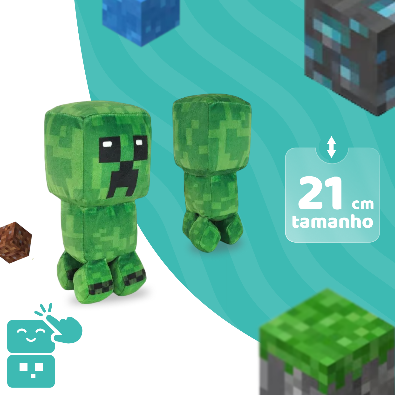 Pelúcia - Creeper Minecraft - A minha loja