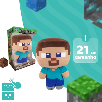 Pelúcia - Steve Minecraft - A minha loja