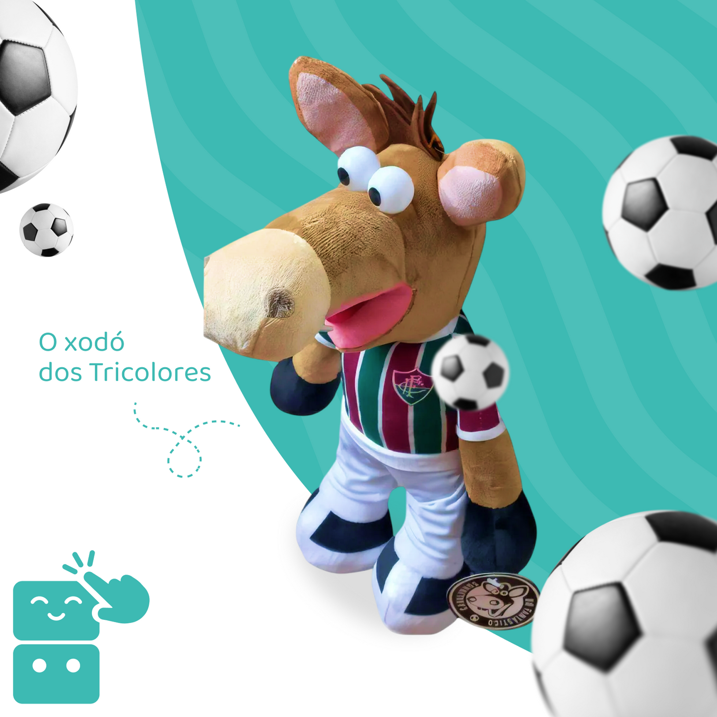 Pelúcia - Cavalinho do Fluminense - A minha loja