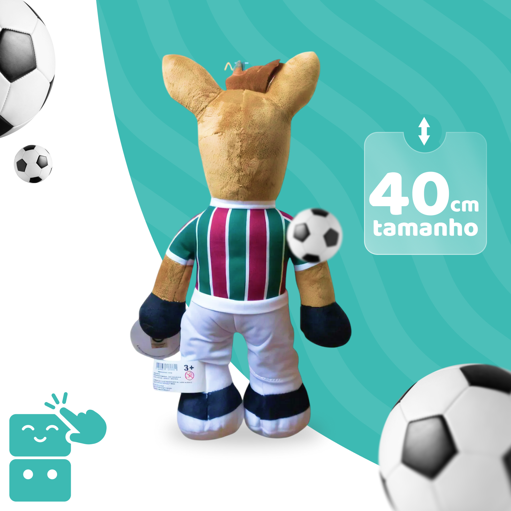 Pelúcia - Cavalinho do Fluminense - A minha loja