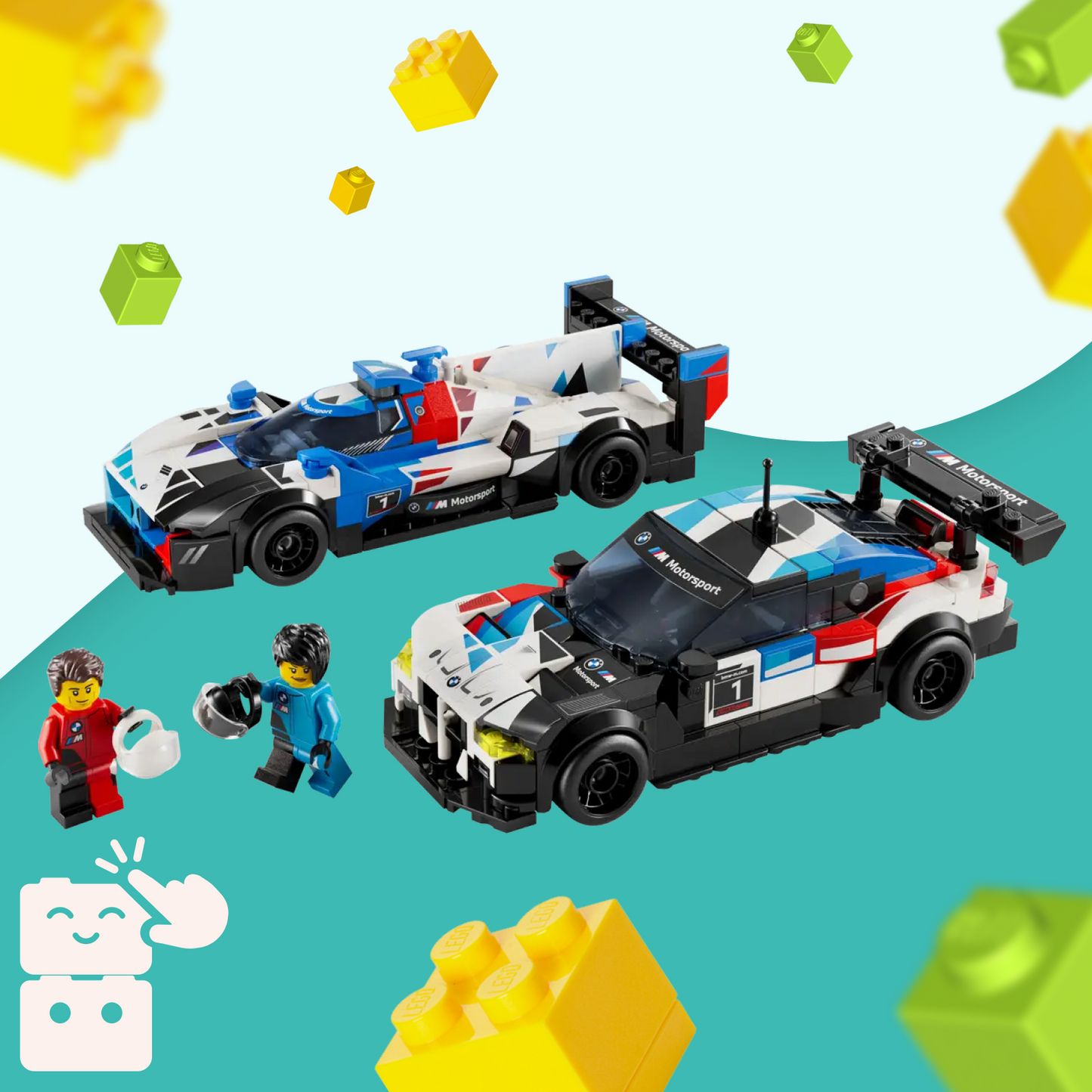 LEGO - Carros de Corrida BMW M4 GT3 e BMW M Hybrid V8 - A minha loja