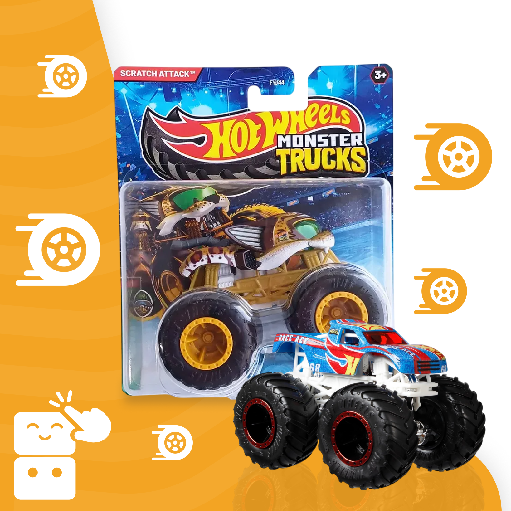 Hot Wheels - Monster Trucks Surprise 1:64 - A minha loja