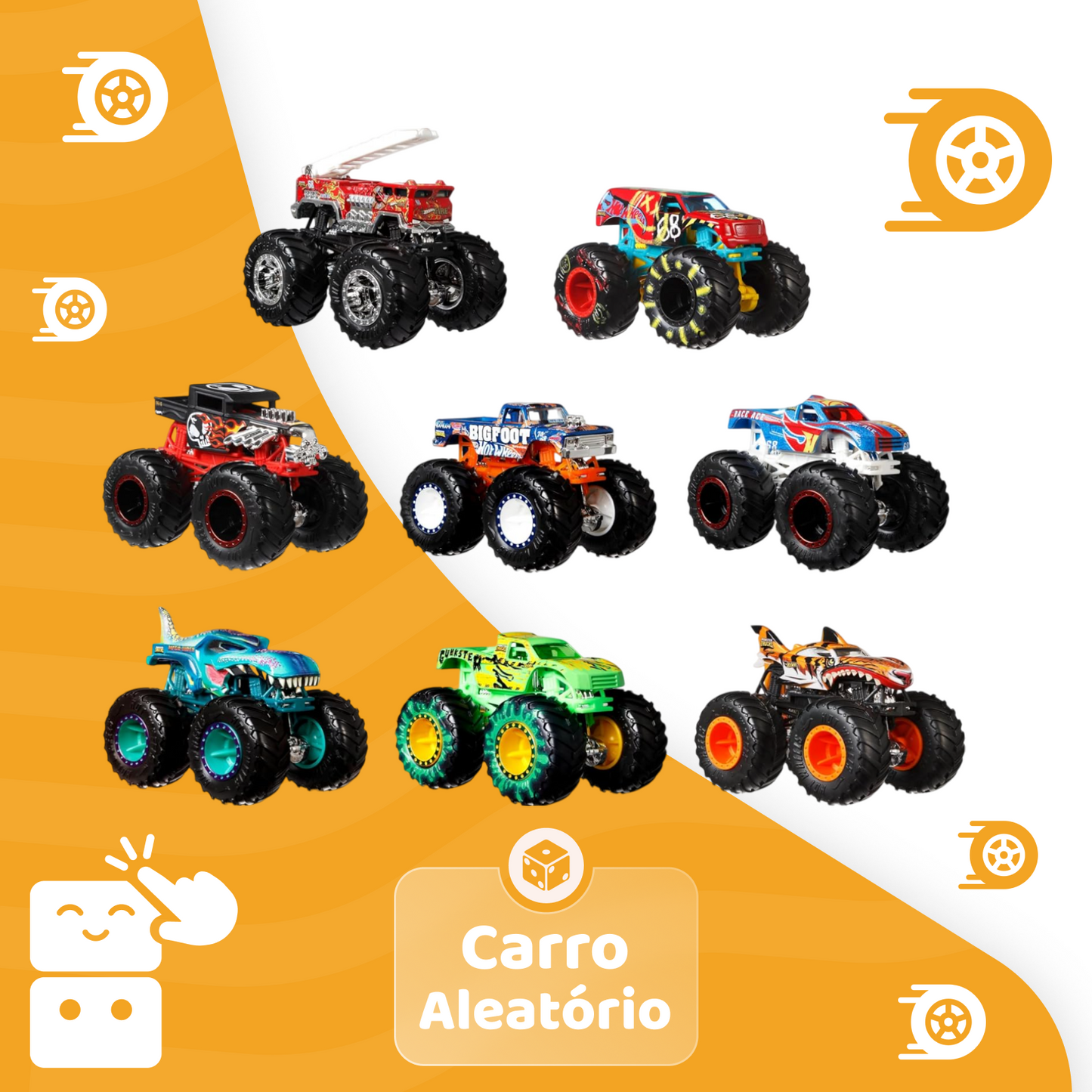 Hot Wheels - Monster Trucks Surprise 1:64 - A minha loja