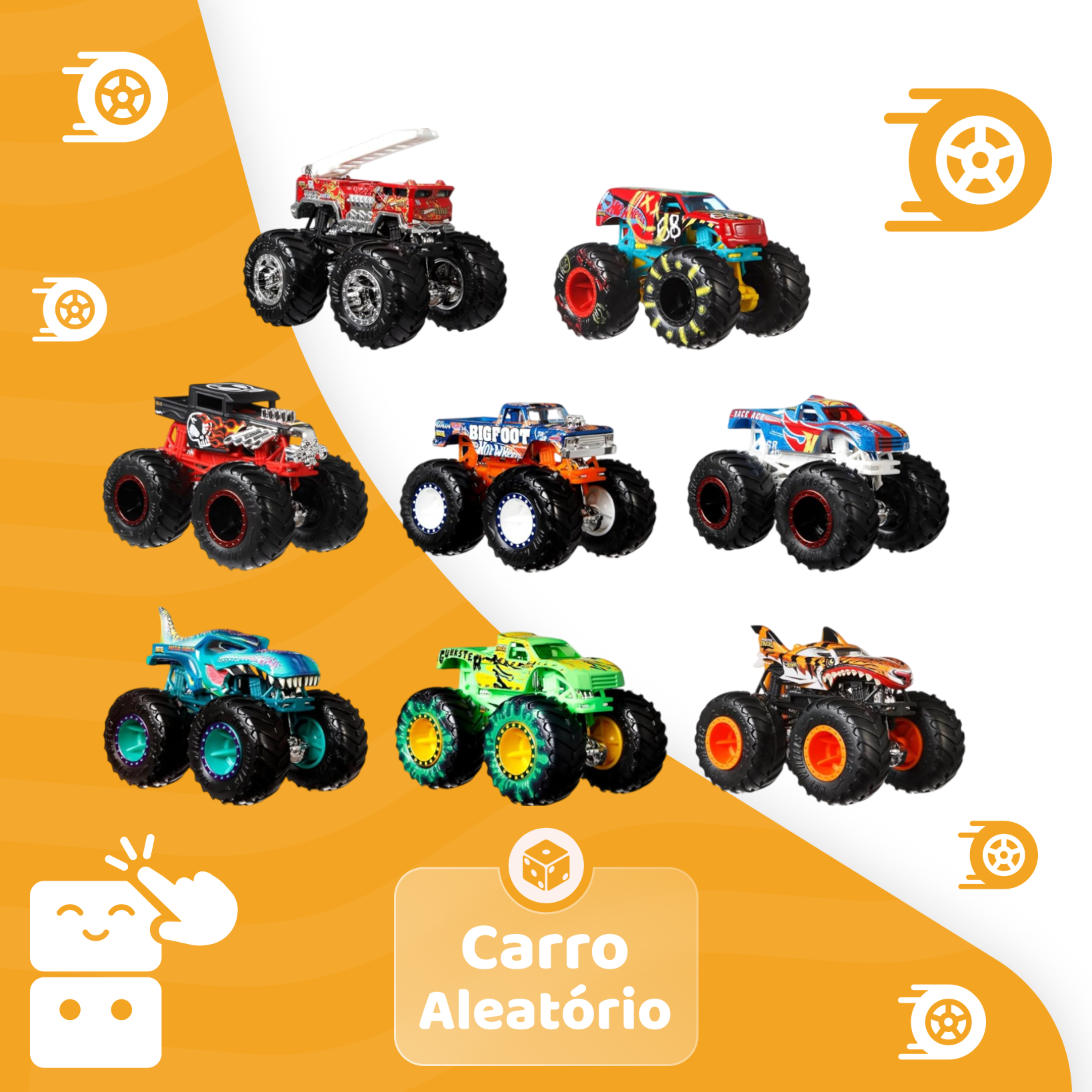 Hot Wheels - Monster Trucks Surprise 1:64 - A minha loja