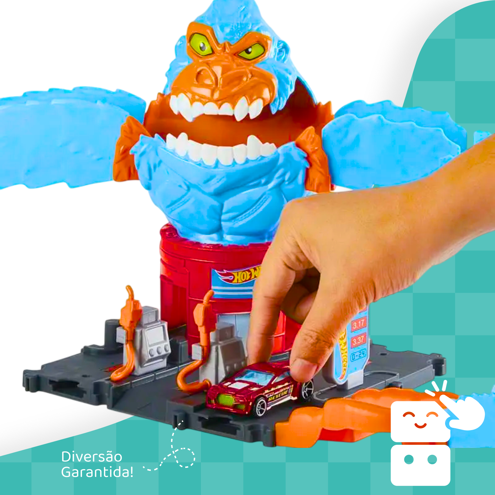 Hot Wheels City - Pista Gorila Posto de Gasolina - A minha loja