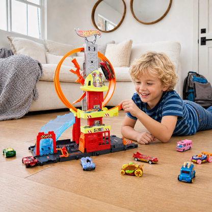 Pista Hot Wheels City Quartel Dos Bombeiros - Imagem 10