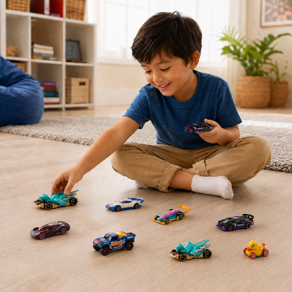 Hot Wheels Diecast Embalagem Surpresa 10 Carros - Imagem 4