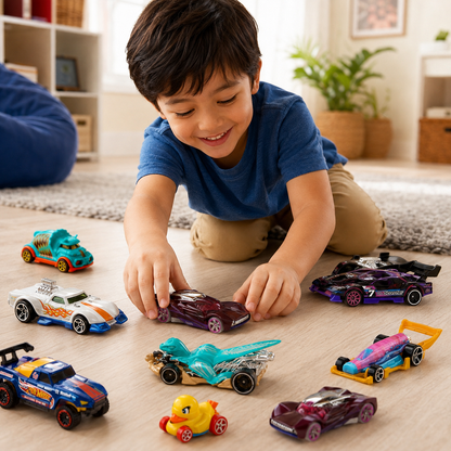 Hot Wheels Diecast Embalagem Surpresa 10 Carros - Imagem 5