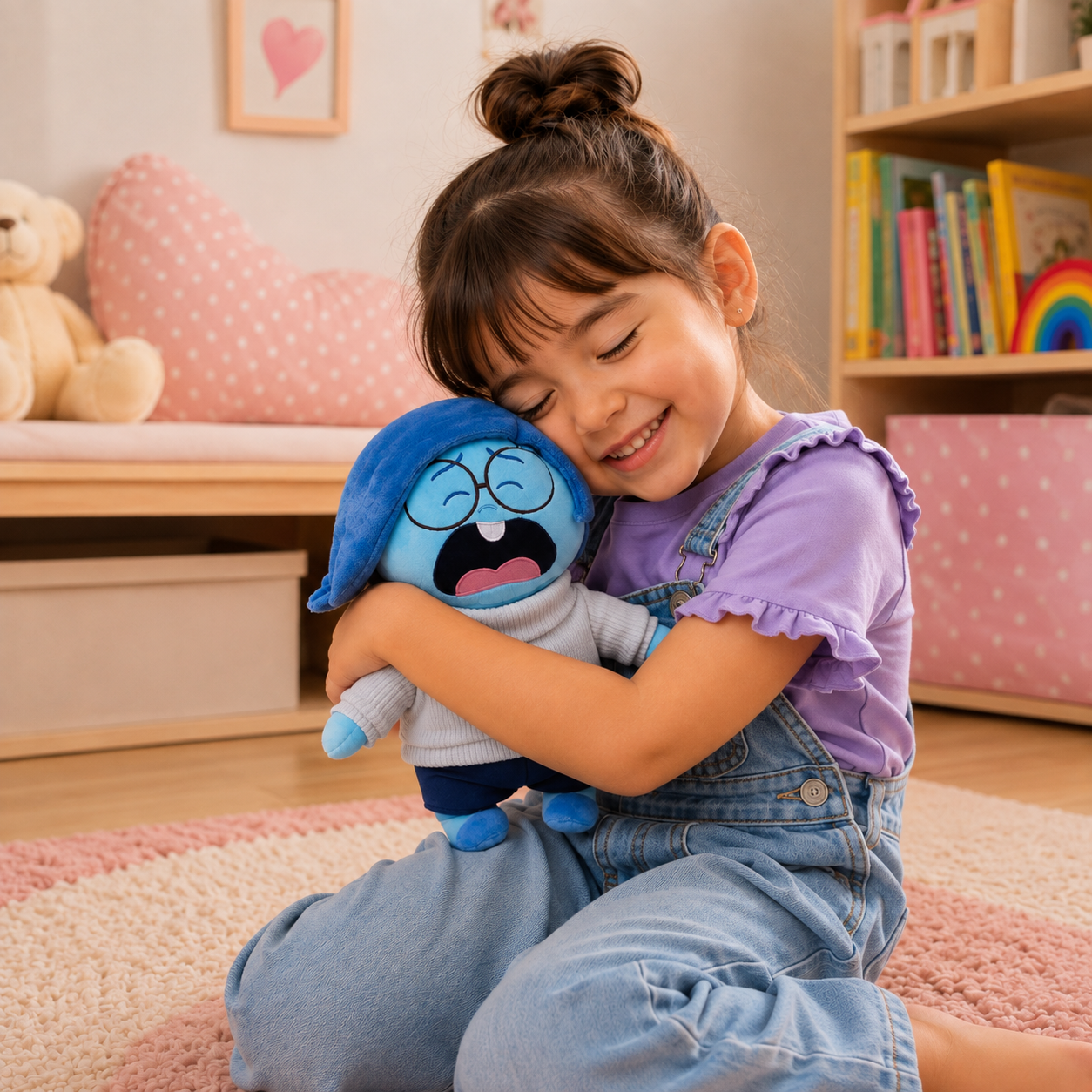 Disney Pelúcia Divertida Mente 2 - Tristeza 25cm - Imagem 5
