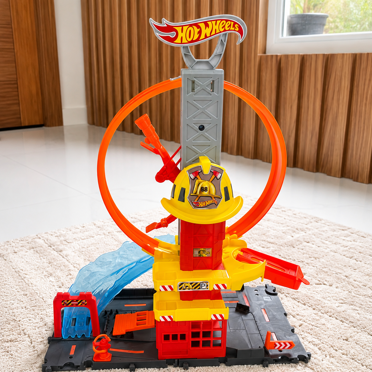 Pista Hot Wheels City Quartel Dos Bombeiros - Imagem 13