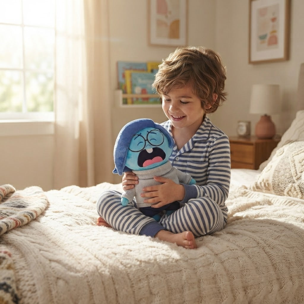 Disney Pelúcia Divertida Mente 2 - Tristeza 25cm - Ambientada 01