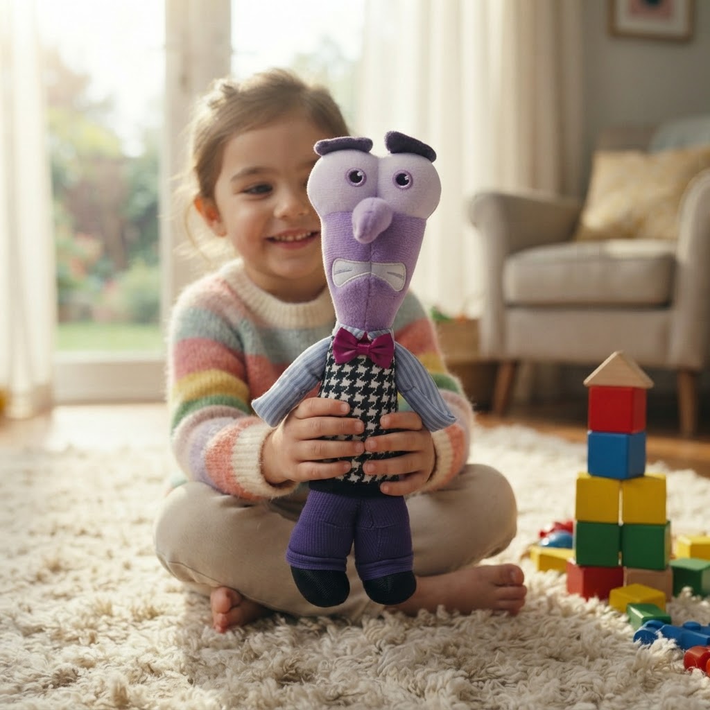 Disney Pelúcia Divertida Mente 2 - Medo 25cm - Ambientada 02