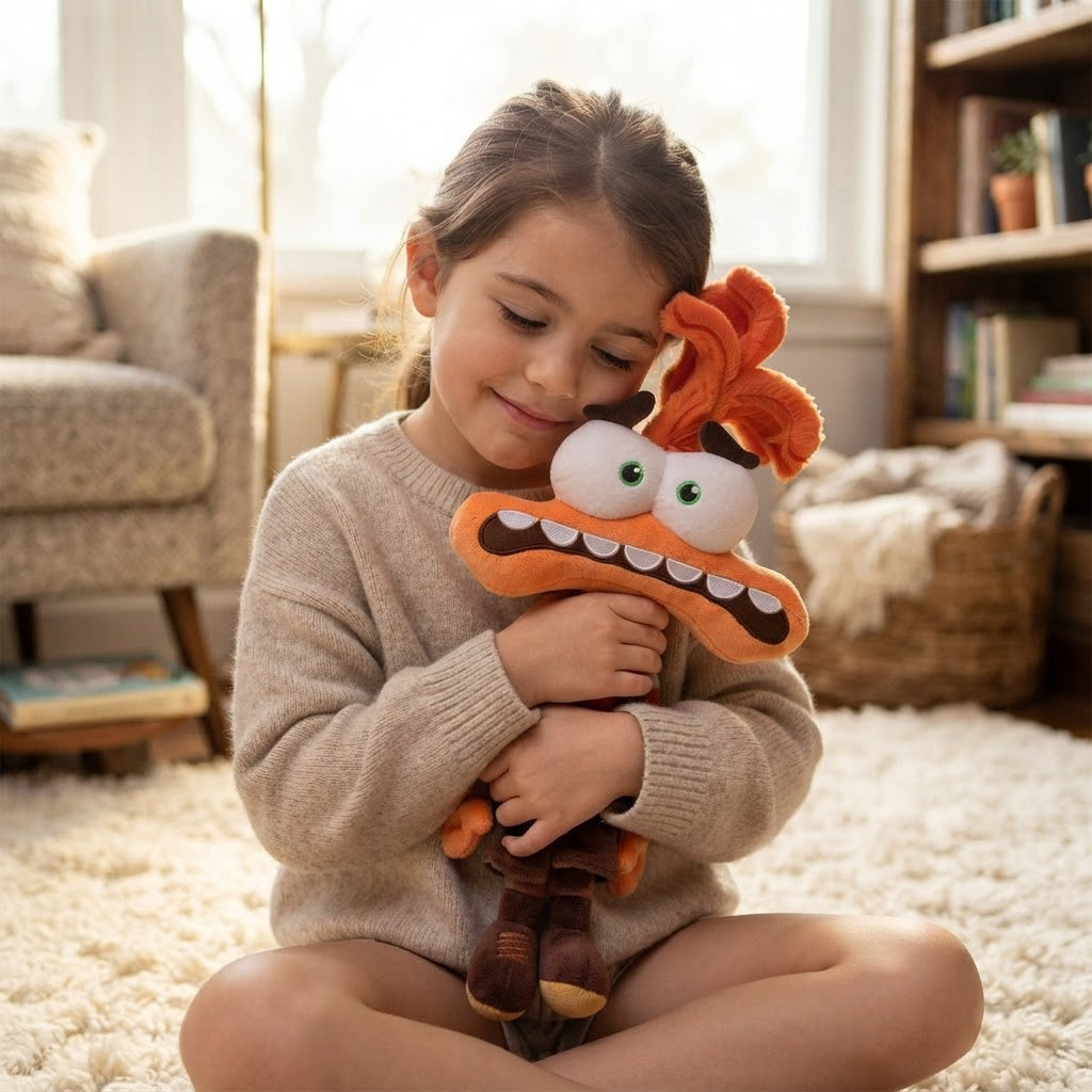 Disney Pelúcia Divertida Mente 2 - Ansiedade 30cm - Ambientada 02