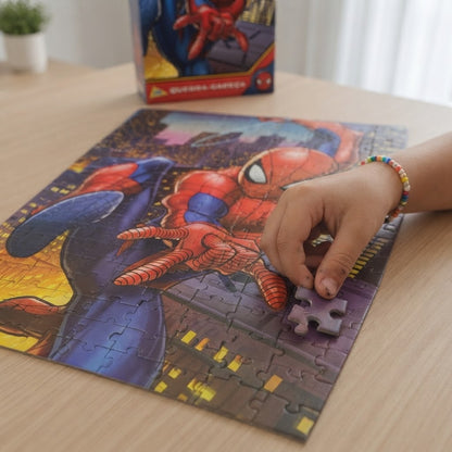 Quebra-Cabeça Cartonado Homem-Aranha 200 Peças Toyster - Ambientada 03