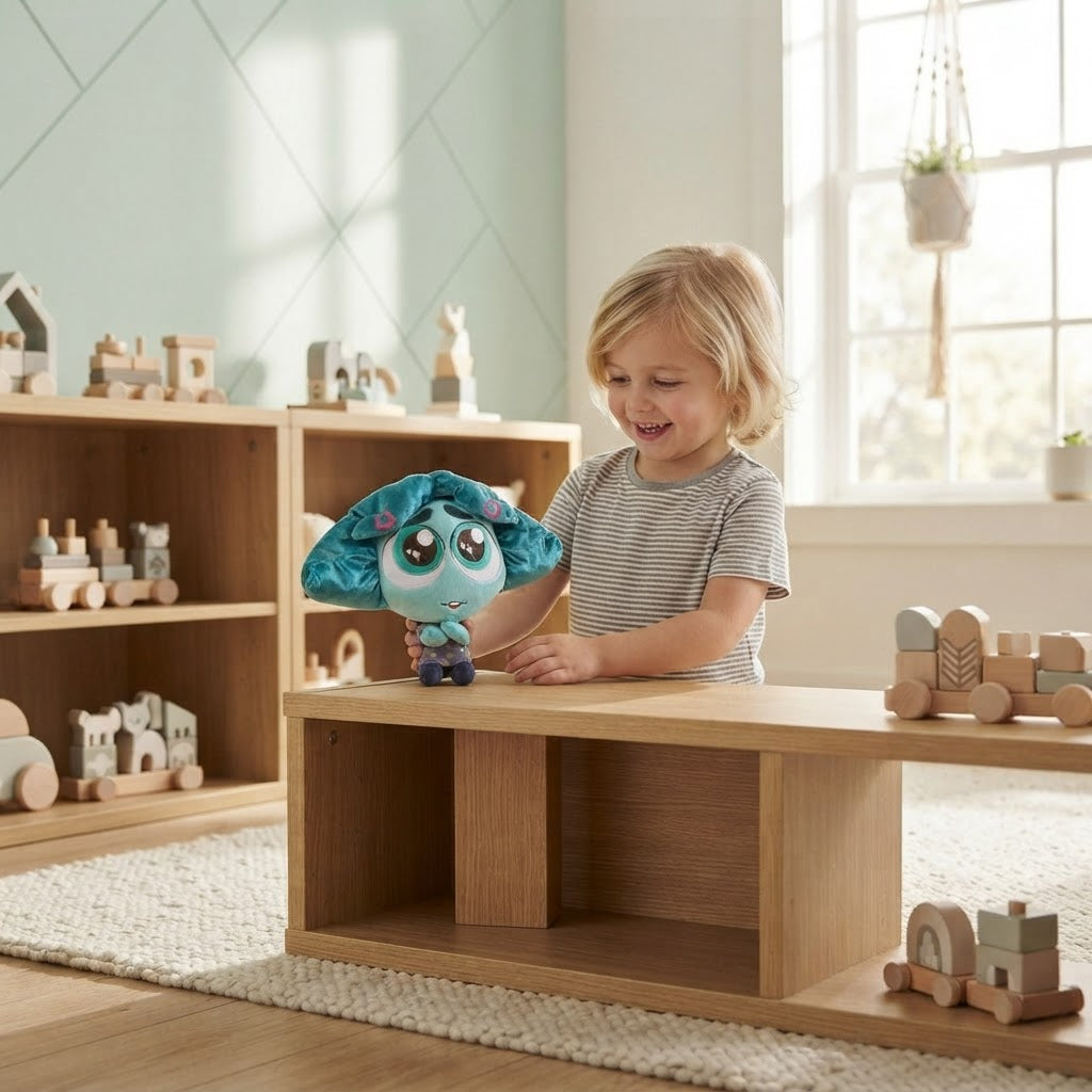 Disney Pelúcia Divertida Mente 2 - Inveja 23cm - Ambientada 04