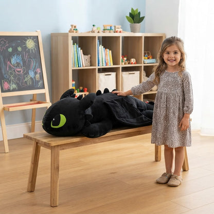 Pelúcia Banguela Gigante 110cm Fúria da Noite - Ambientada 04