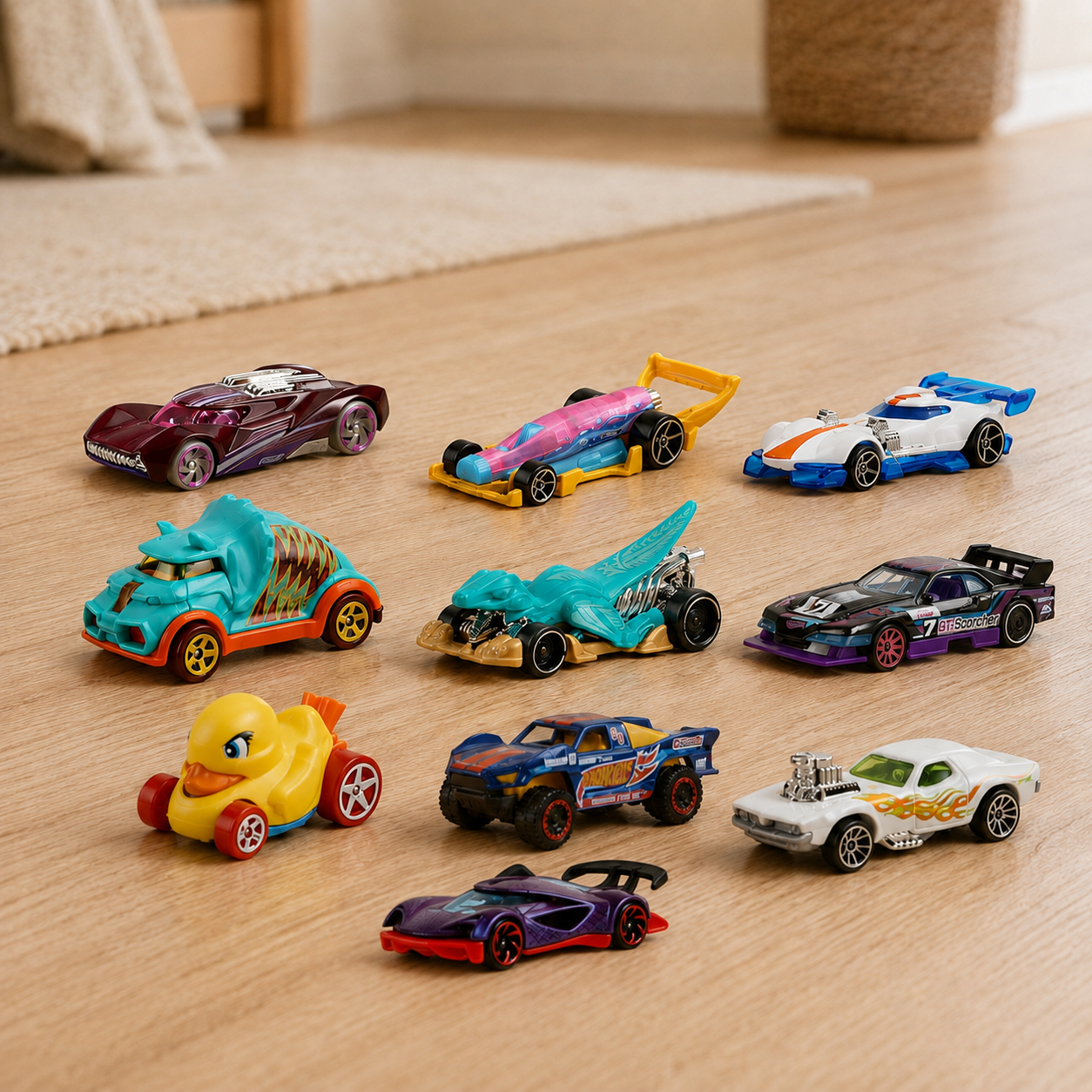 Hot Wheels Diecast Embalagem Surpresa 10 Carros - ambientada_07.png