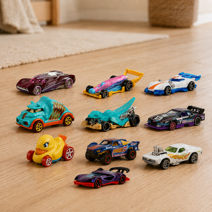 Hot Wheels Diecast Embalagem Surpresa 10 Carros - ambientada_07.png