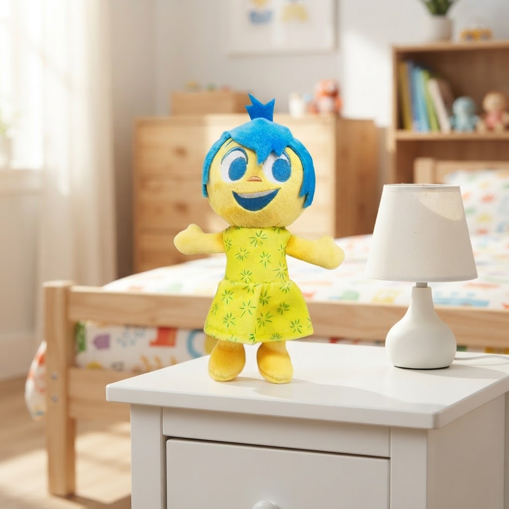 Boneco de Pelúcia Divertida Mente 2 - Alegria 30cm - Ambientada 08
