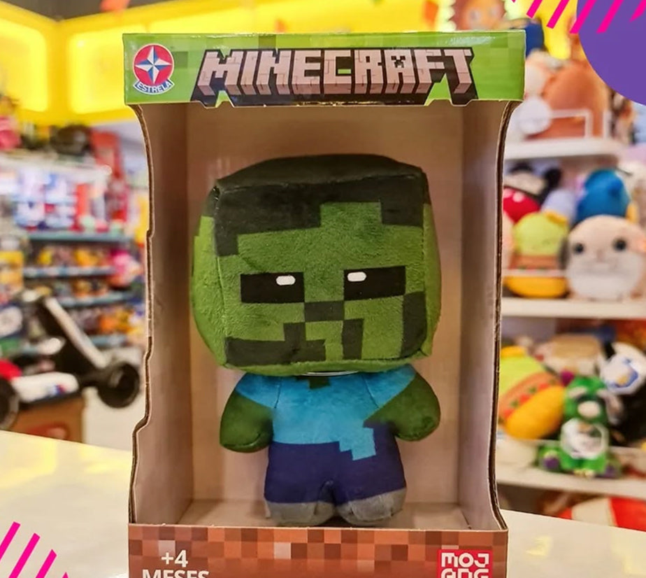 Pelúcia - Zombie Minecraft - A minha loja