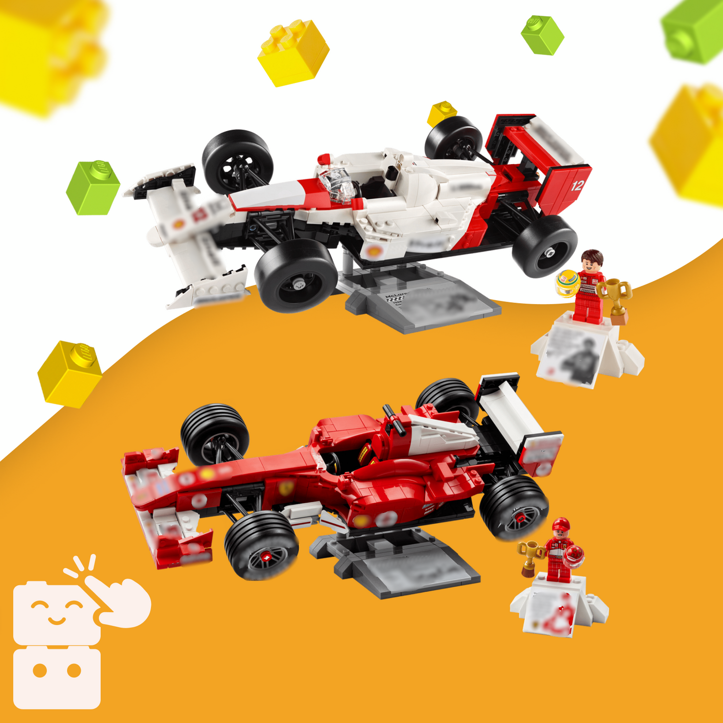 Compre Dois! Miniatura de Ferrari F2004 + McLaren MP4/4