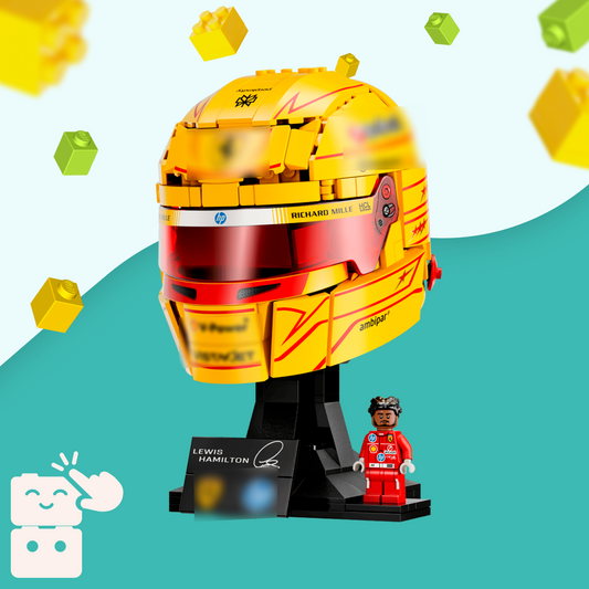Capacete do Lewis Hamilton (884 peças)