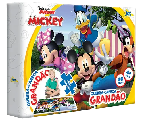 Quebra-cabeça - Mickey Mouse - 48 peças - A minha loja
