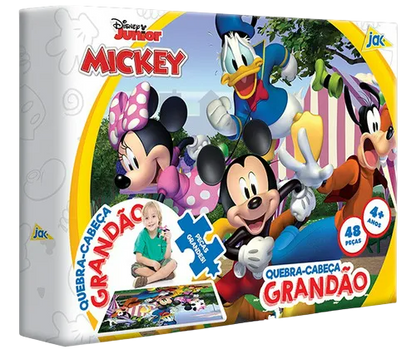 Quebra-cabeça - Mickey Mouse - 48 peças - A minha loja