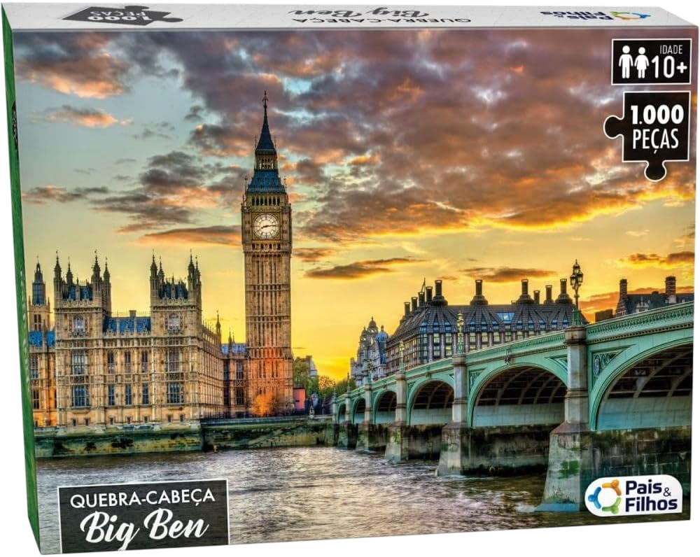 Quebra-cabeça - Big Ben - 1000 peças - A minha loja