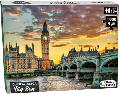 Quebra-cabeça - Big Ben - 1000 peças - A minha loja