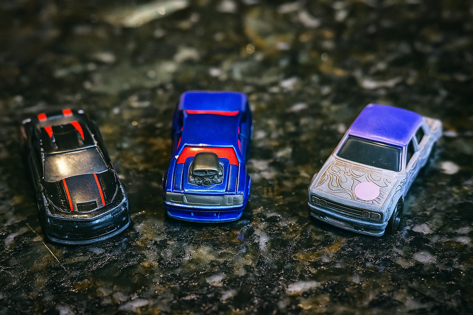 Hot Wheels - Cartela de 3 Carros Sortidos - A minha loja