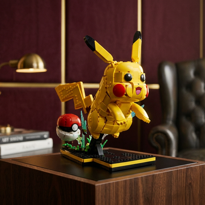 Pokémon - Pikachu e Pokebola (2050 peças) - imagem desc 4